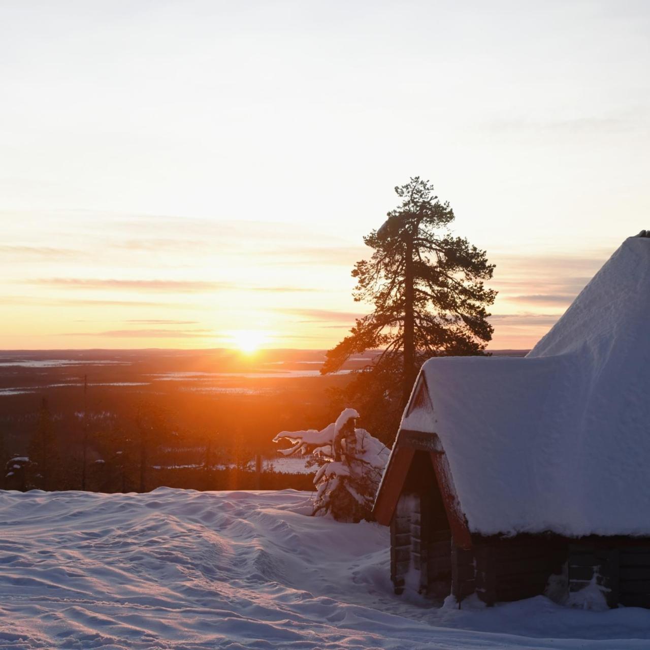 Classic Log Cabin Ski-In Ski-Out Levi Dış mekan fotoğraf